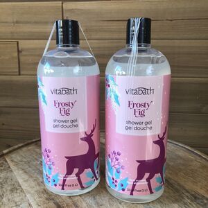 (2) Vitabath Frosty Fig Shower Gel - 33.8 oz Each